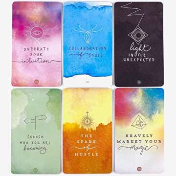 Bewish The Sacred Creators Oracle Tarot Cards for Beginners, A-67 Card Deck for Indoors Family Friends Party, Clarification and Complement Readings Fortune Telling Game, Best Gift for Beginners