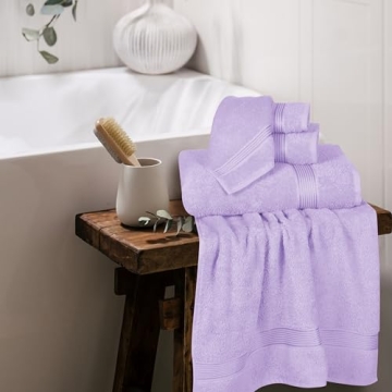 Belizzi Home 6 Pack Cotton Towel Set - Ultra Soft & Compact