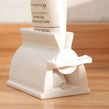 Toothpaste Roller Squeezer Set for Neat Bathroom Organization