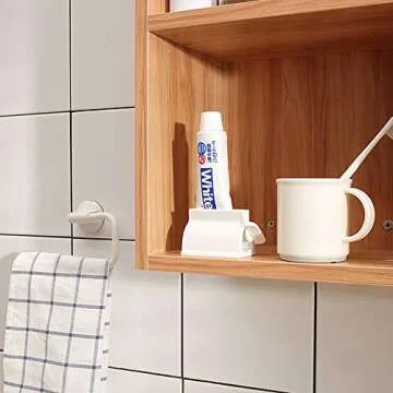 Toothpaste Roller Squeezer Set for Neat Bathroom Organization