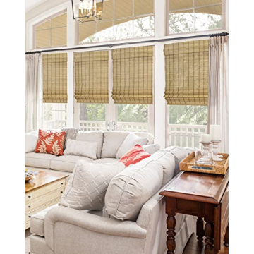 Chicology Bamboo Roman Shades for Stylish Window Treatments