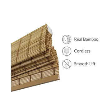 Chicology Bamboo Roman Shades for Stylish Window Treatments