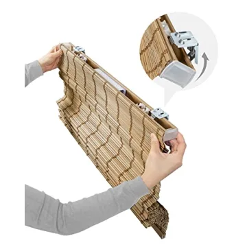 Chicology Bamboo Roman Shades for Stylish Window Treatments