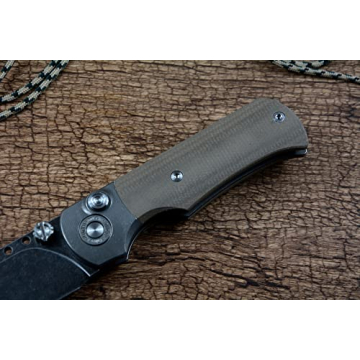 TWOSUN Survival Outdoor Folding Knife D2 Blade TS338