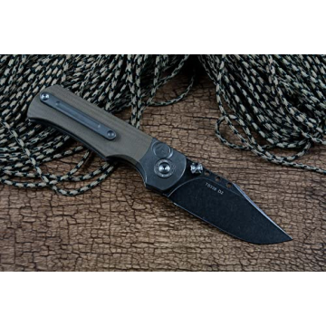 TWOSUN Survival Outdoor Folding Knife D2 Blade TS338