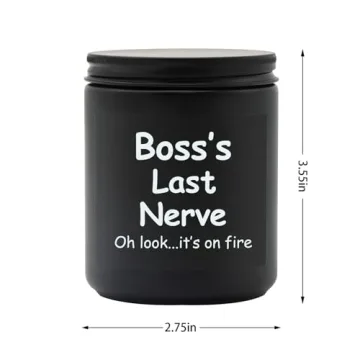 Lihome Boss Gifts - Vanilla Soy Wax Candle 7oz