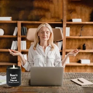 Lihome Boss Gifts - Vanilla Soy Wax Candle 7oz