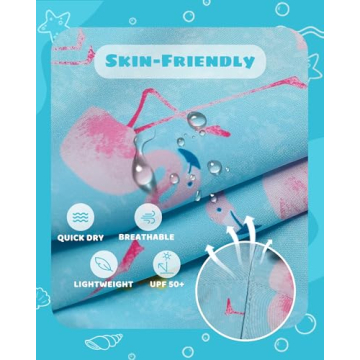 maamgic Boys Swim Trunks with Compression Liner for Kids