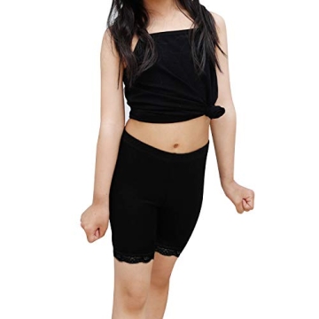 BOOPH Girls Dance Lace Bike Shorts 6 Pack for Ages 5-7