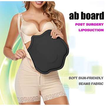 Moolida Ab Board Post Surgery Liposuction Abdominal Lipo Foam Op Lipo Surgery Ab Compression Board (...