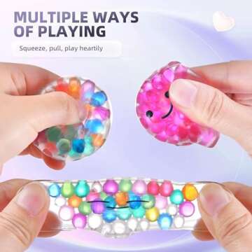 Cherislpy 24 Pack Valentine's Cards with Fidget Toys