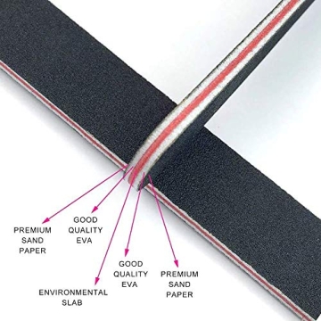 Professional Nail File Set Double Sided 100/180 Grit