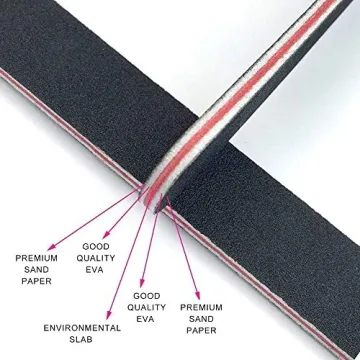 Professional Nail File Set Double Sided 100/180 Grit