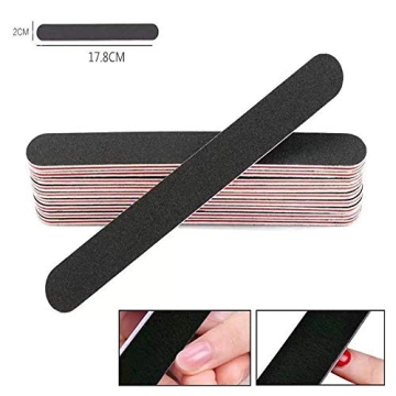 Professional Nail File Set Double Sided 100/180 Grit