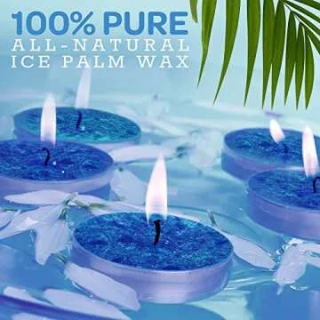 Hearts & Crafts Ice Candle Wax and Wicks for DIY Candle Making, All-Natural - 10lb Bag with 50ct 6" Pre-Waxed Candle Wicks, 3 Centering Device