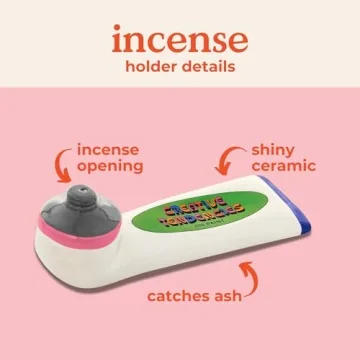 ban.do Unique Ceramic Incense Holder for Home Decor