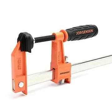 Jorgensen 3736-HD 36-Inch Heavy-Duty Steel Bar Clamp - Ultimate Clamping Tool for Professionals and ...