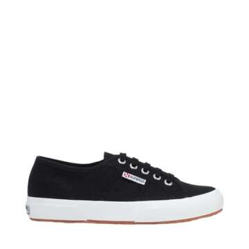Superga 2750 Cotu Classic, Unisex Adults' Low-Top Sneakers, Black, 4.5 UK (37.5 EU)