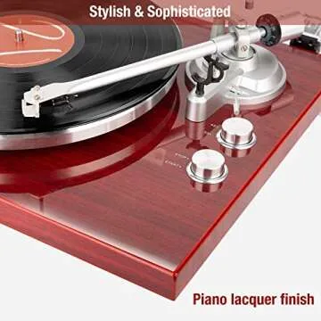 1 by ONE Belt Drive Turntable with Bluetooth Connectivity