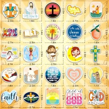 200PCS Jesus Christian Stickers for Kids and Adults