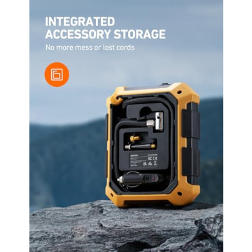 AstroAI 12V Portable Tire Inflator with LED Light