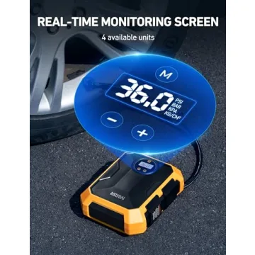 AstroAI 12V Portable Tire Inflator with LED Light
