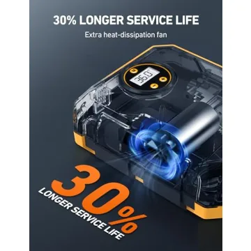 AstroAI 12V Portable Tire Inflator with LED Light