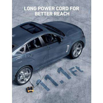 AstroAI 12V Portable Tire Inflator with LED Light