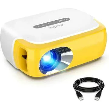 ELEPHAS Mini Portable Projector for Home Movies