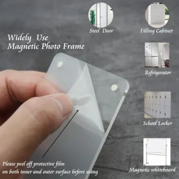 SULEPE Magnetic Polaroid Picture Frame for Fridge Decoration