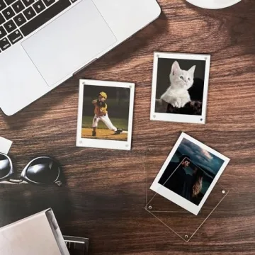 SULEPE Magnetic Polaroid Picture Frame for Fridge Decoration