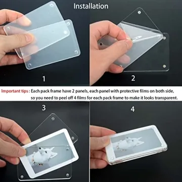 SULEPE Magnetic Polaroid Picture Frame for Fridge Decoration