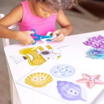 Melissa & Doug Sea Life Scissor Skills Pad for Ages 4-6