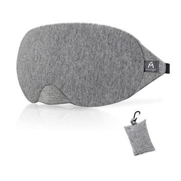 Mavogel Cotton Sleep Mask - Updated Design Light Blocking Sleep Eye Mask, Soft and Comfortable Night...