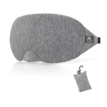 Mavogel Cotton Sleep Mask - Updated Design Light Blocking Sleep Eye Mask, Soft and Comfortable Night...