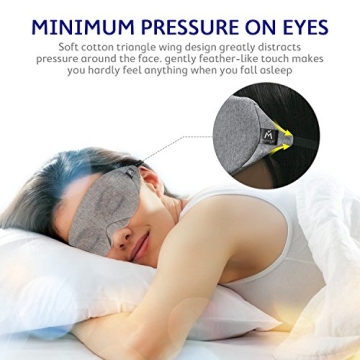 Mavogel Cotton Sleep Mask - Ultimate Light Blocking Comfort