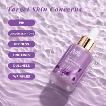 ANAI RUI 10% Tranexamic Acid Serum With Niacinamide,Kojic acid, Arbutin,Ceramide, for Uneven Skin Tone 1.05 FL.Oz