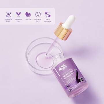 ANAI RUI 10% Tranexamic Acid Serum With Niacinamide,Kojic acid, Arbutin,Ceramide, for Uneven Skin Tone 1.05 FL.Oz