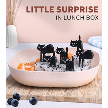 Fun 152PCS Animal Food Picks for Kids Lunch Accessories