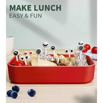 Fun 152PCS Animal Food Picks for Kids Lunch Accessories