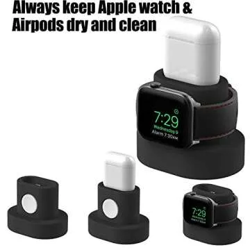 Moretek Watch Charging Holder Dock for Apple Watch & AirPods