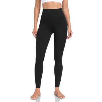 HeyNuts Women's Yoga Pro Full Length Leggings 28"