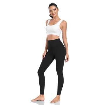 HeyNuts Women's Yoga Pro Full Length Leggings 28"