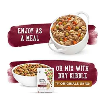 Purina Beneful Gravy Wet Dog Food, Prepared Meals Beef Stew - (8) 10 oz. Tubs