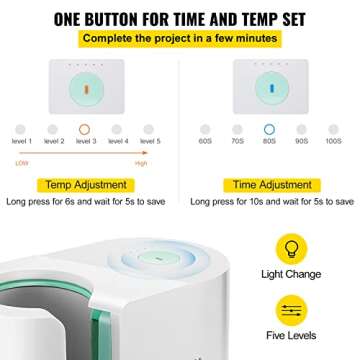 VEVOR Mug Press Machine for Automatic Coffee Cup Sublimation