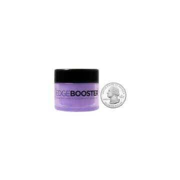 Style Factor Mini Edge Booster Strong Hold Hair Pomade Color Travel 0.85oz (Grape)