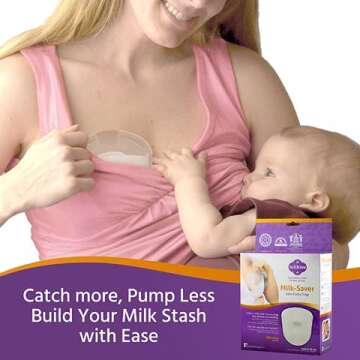 Milkies Milk-Saver Breast Milk Collector Storage