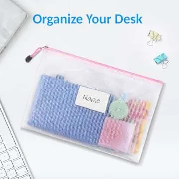 Organizational Mesh Zipper Bags - 32 Pack Solution