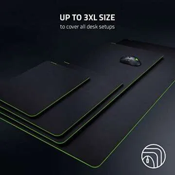 Razer Gigantus v2 Cloth Gaming Mouse Pad (XXL): Thick, High-Density Foam - Non-Slip Base - Classic Black
