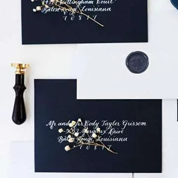 UNIQOOO Navy Blue Wax Sticks for Elegant Sealing